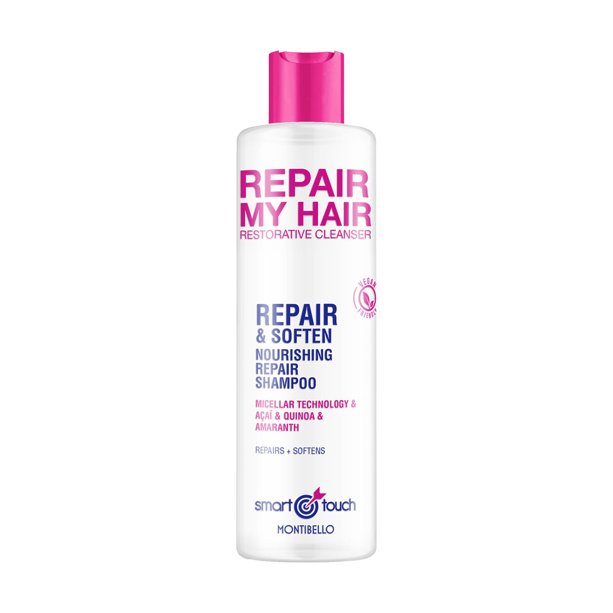 Міцелярний шампунь для волосся Montibello Smart Touch Repair My Hair Shampoo, 300 мл